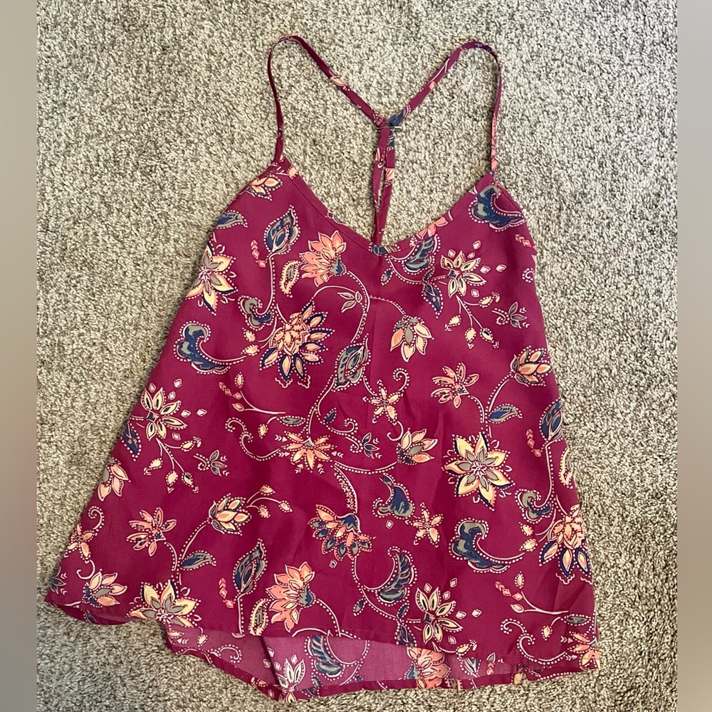 Patterned Tank Top
